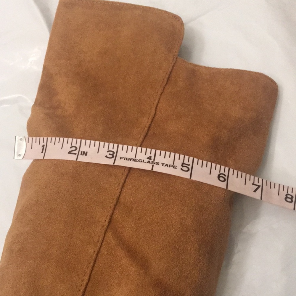 Women's Tan Fringe Knee-High Boots - Picture 8 of 9